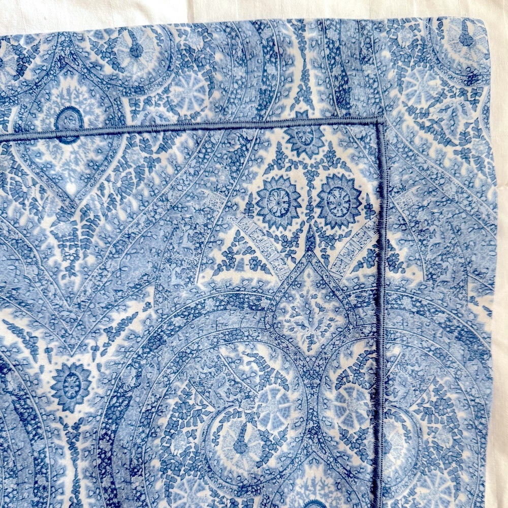 Restoration Hardware RH King Size Blue Italian Paisley duvet cover, 4 shams - Picture 11 of 11